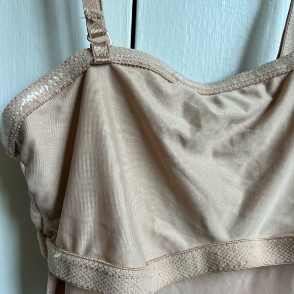 Vassarette Soft Beige Shapewear Slip Dress - Picture 8 of 10